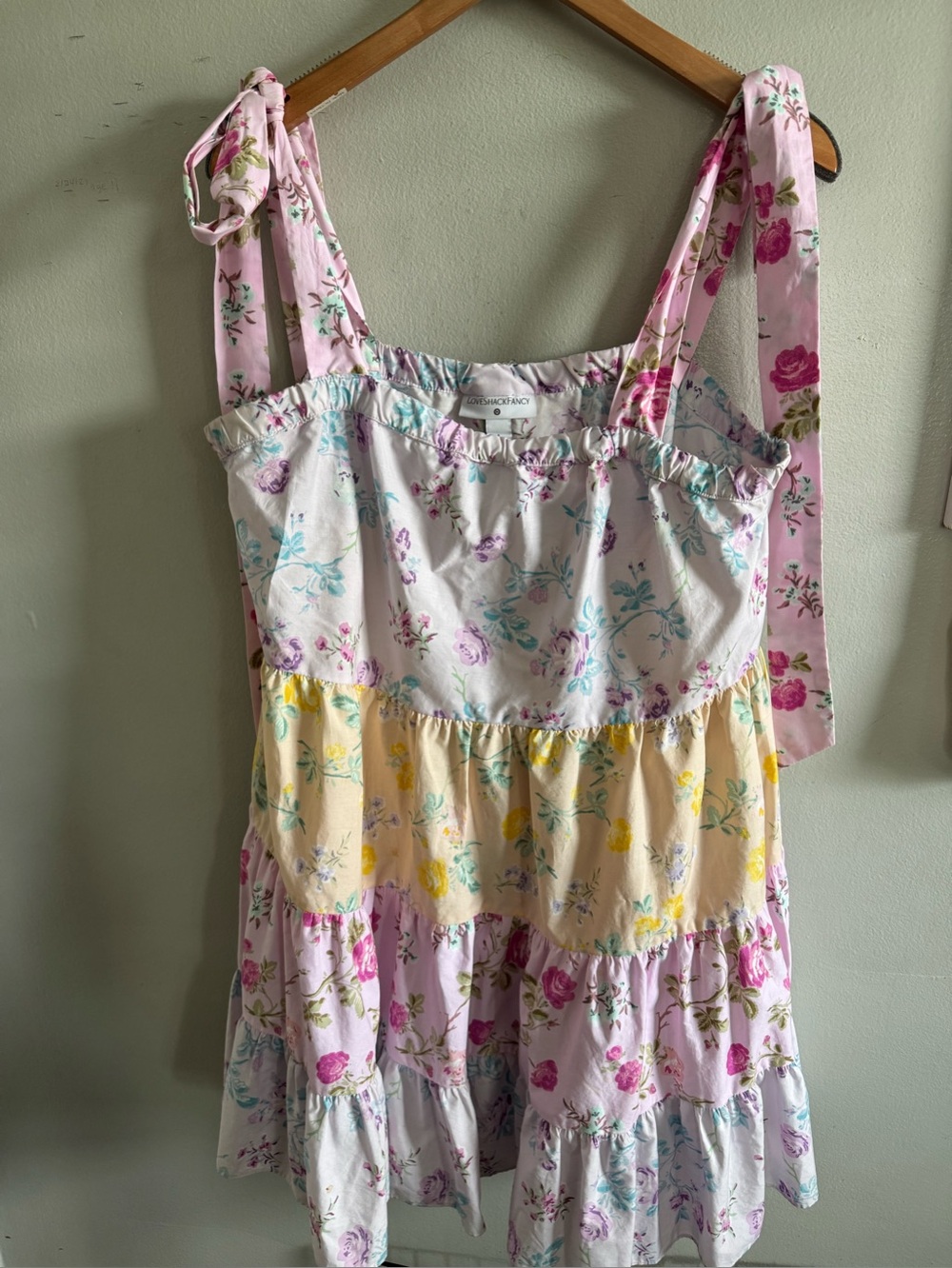 LoveShackFancy xTarget Jeanne Tiered Ruffle Dress Floral size Large - Picture 2 of 7